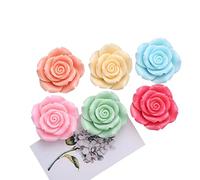 Magneti da frigorifero a forma di fiore, adesivo 3D per frigorifero, 6 magneti decorativi per cucina, ufficio, organizzazione e decorazione (multicolore A)