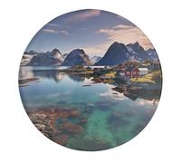 Magneti da frigorifero divertenti magneti da frigorifero carino stampa Isole Norvegia adesivo in vetro adatto per cucina ufficio lavagna bianca