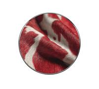 Magneti da frigorifero rotondi resistenti magneti piccoli rossi e bianchi in pelle bovina magneti da frigorifero decorativi mini magneti forti per lavagna bianca cucina frigorifero ufficio decorazione