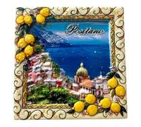 Magneti Decorativi Napoli, Pompei e Panorami, Calamite Decorative Napoli (Multi_Positano, 7x7)