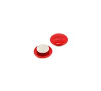 Magneti Dell'Ufficio Di Pianificazione Rossa Ad Alta Potenza Per Frigorifero, Lavagna, Tavola Da Preavviso, Archiviazione - 30mm Dia x 11mm Alto - Confezione Di 120