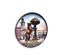 Magneti di Madrid, calamita Frigorifero di Madrid, Puerta de Alcala, Orso e corrugno, Cibeles, Metro di Madrid, Gran Via, monumenti