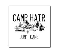 Magneti divertenti per gli amanti della tenda degli stivali, avventura, avventura, avventura, escursionismo, camminare, avventura, amanti delle avventure, 10,2 x 10,2 cm