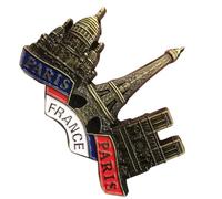 Magneti Frigo Decorativi,Francia Parigi 3D Decorazione Adesivo Souvenir per Frigorifero | Accessori Cucina per Feste Compleanni Vacanze Appassionati d'Arte Famiglie Porta Foto Decor