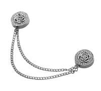 Magneti Hijab con catena, pinze magnetiche per indumenti,Clip per bottoni a forza magnetica più potenti | Pulsanti magnetici potenti versatili per le donne