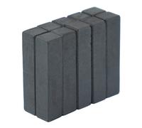 Magneti In Ferrite Y10 - 9Mm X 9Mm X 39Mm Spessi - 0,15Kg Di Trazione