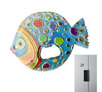 Magneti in frigo multifunzionale - Apri di bottiglia di birra magnetica, decorazione per le vacanze per frigorifero | Magneta di pesce divertente per porte in metallo, regali di cucina creativa, strum