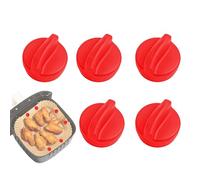 Magneti in Silicone per Air Fryer,5 pezzi di fermagli magnetici in silicone per friggitrice ad aria | Fermagli Portacarta da Forno - per Frittura, Cottura al Forno, Preparazione