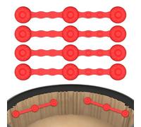Magneti in silicone per friggitrice ad aria, etichette resistenti al calore per guida alla cottura, etichette flessibili con design a presa forte, accessorio da cucina riutilizzabile per impostare la
