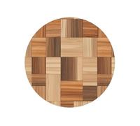 Magneti magnetici magnetici rotondi beige di Brown del modello di legno delle mattonelle per il bene durevole della cucina con magnetismo durevole