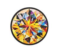 Magneti magnetici rotondi del frigorifero del diamante giallo per il bene durevole della cucina con magnetismo duraturo