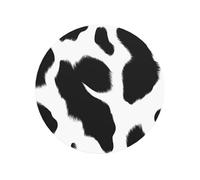 Magneti magnetici rotondi del frigorifero della pelle bianca e nera della mucca per il bene durevole della cucina con magnetismo duraturo