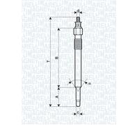 MAGNETI MARELLI 062900020304 Candeletta per LAND ROVER