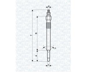 MAGNETI MARELLI 062900020304 Candeletta per LAND ROVER