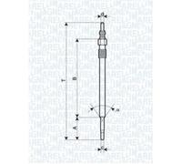 CANDELETTA ALFA ROMEO 147 156 FIAT STILO LANCIA THESIS OPEL ASTRA H 1.9 JTD MJT