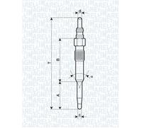 MAGNETI MARELLI Candeletta 062900038304 Candeletta VW,SKODA,AUDI,Golf V Hatchback (1K1),TOURAN (1T1, 1T2),Passat Variant (3C5),GOLF PLUS (5M1, 521)