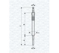 MAGNETI MARELLI Candeletta 062900051304 Candeletta VW,SKODA,AUDI,Golf V Hatchback (1K1),TOURAN (1T1, 1T2),Passat Variant (3C5),GOLF PLUS (5M1, 521)