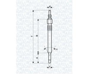 MAGNETI MARELLI 062900057304 Candeletta per CHRYSLER,JEEP