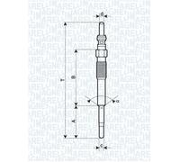 MAGNETI MARELLI Candeletta 062900080304 Candeletta LAND ROVER,LANCIA,FORD,Freelander 2 SUV (L359),Freelander 2 Van (L359),PHEDRA (179),S-MAX (WA6)