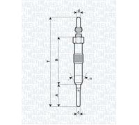 Magneti Marelli 062900089304 - Candeletta