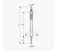 MAGNETI MARELLI 062900138304 Candeletta per MAZDA