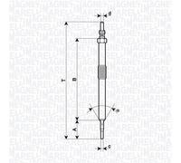 MAGNETI MARELLI 062900139304 Candeletta per SSANGYONG