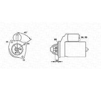 Magneti Marelli 063280040010 - Motorino D'Avviamento