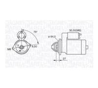 Magneti Marelli 063280045010 - Motorino D'Avviamento