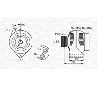 Magneti Marelli Alternatore Mcc Smart 600 Man1009