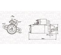 MAGNETI MARELLI 063720977010 Motorino avviamento