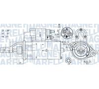 MAGNETI MARELLI 063721114010 Motorino d'avviamento per AUDI