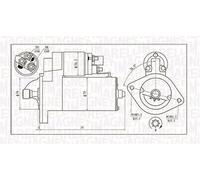Magneti Marelli Motorino avviamento 063721135010 per Toyota Avensis e Corolla