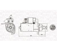 Magneti Marelli 063721181010 Motorino Avviamento VW