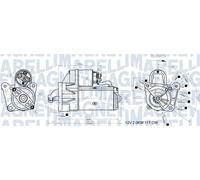 MAGNETI MARELLI 063721193010 Motorino d'avviamento per NISSAN,OPEL,RENAULT,SUZUK