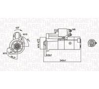 MAGNETI MARELLI 063721221010 Motorino avviamento