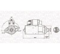 MAGNETI MARELLI 063721286010 Motorino avviamento