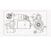 MAGNETI MARELLI 063721323010 Motorino avviamento