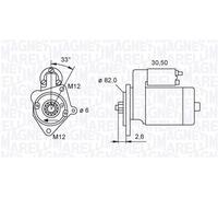 MAGNETI MARELLI 063721392010 Motorino d'avviamento per AUDI,SEAT,SKODA