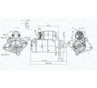 MAGNETI MARELLI 063721415010 Motorino avviamento