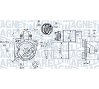 MAGNETI MARELLI 063721428010 Motorino d'avviamento per OPEL,SAAB