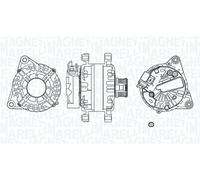 MAGNETI MARELLI 063730846010 Alternatore per CITROËN,DS,OPEL,PEUGEOT,VAUXHALL