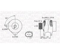 MAGNETI MARELLI 063731394010 Alternatore