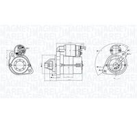 MAGNETI MARELLI 063731508010 Alternatore per OPEL