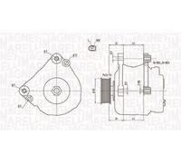 MAGNETI MARELLI 063731587010 Alternatore