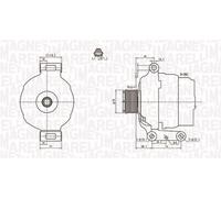 MAGNETI MARELLI 063731639010 Alternatore