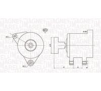 MAGNETI MARELLI 063731649010 Alternatore