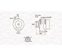 Magneti Marelli 063731721010 Alternatore Toyota
