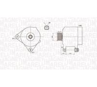 MAGNETI MARELLI 063731768010 Alternatore per RENAULT
