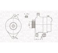 Magneti Marelli 063731800010 Alternatore Toyota Yaris 1