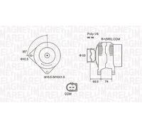 Magneti Marelli 063731905010 Alternatore BMW